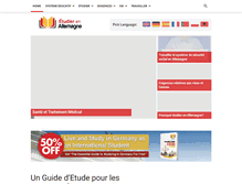Tablet Screenshot of etudier-en-allemagne.org